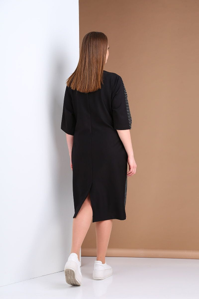Платье Andrea Style 0394 черный - фото 2