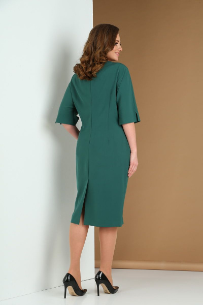Платье Andrea Style 0383 зеленый - фото 4