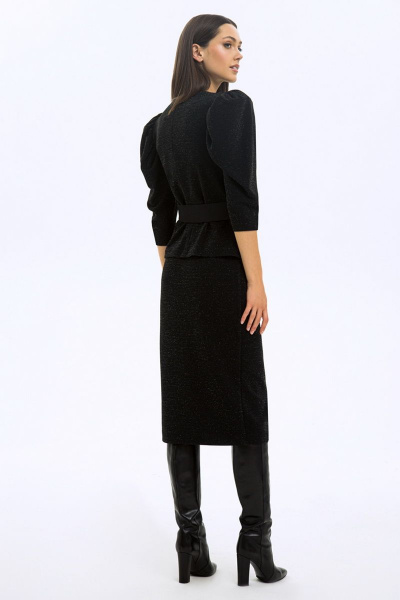 Блуза, юбка LaVeLa L40030 черный - фото 2