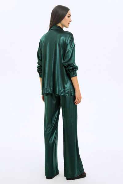 Блуза, брюки LaVeLa L40042 зеленый - фото 3