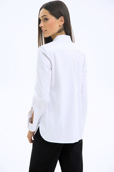 Рубашка LaVeLa L50171 белый - фото 4