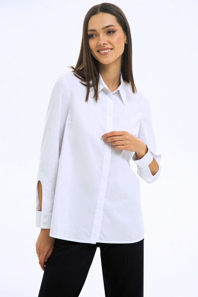Рубашка LaVeLa L50171 белый - фото 3