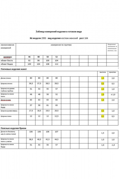 Брюки, жакет, манжеты Мода Юрс 26-2993 черный - фото 9