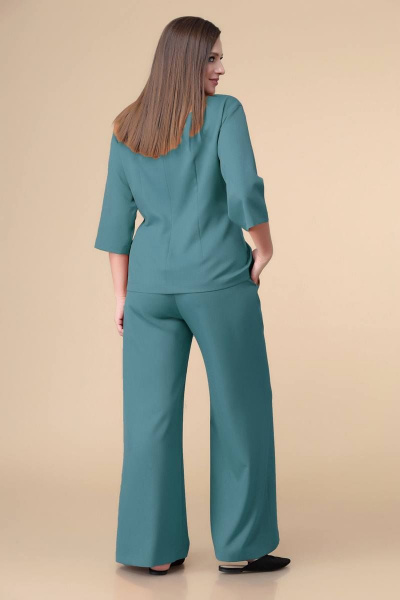 Блуза, брюки Romanovich Style 2-2200 темная_бирюза - фото 3