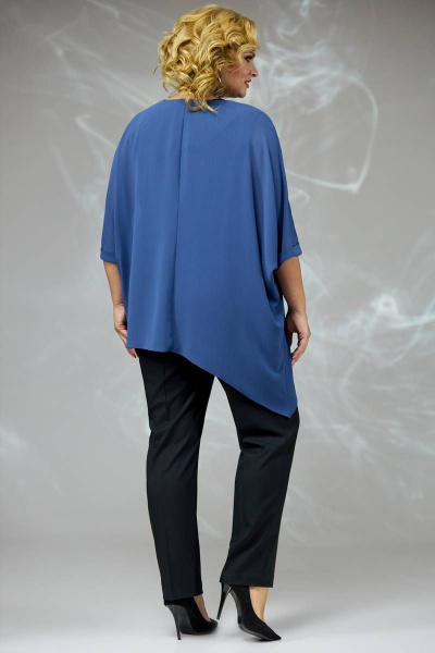 Блуза, брюки, майка Angelina & Сompany 581/2 синий - фото 2