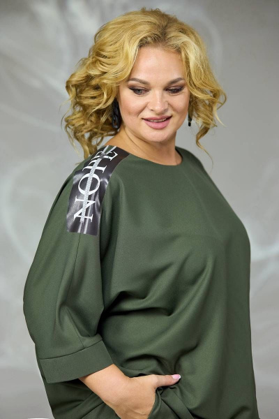 Блуза, юбка Angelina & Сompany 332 зеленый - фото 8