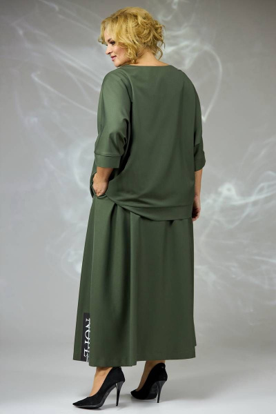 Блуза, юбка Angelina & Сompany 332 зеленый - фото 3