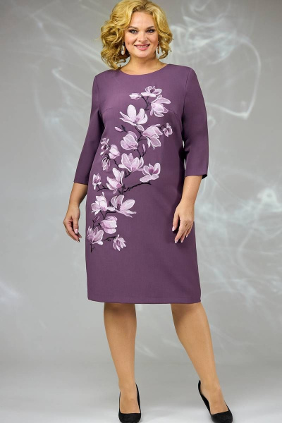 Платье Angelina & Сompany 586 фиолетовый - фото 1