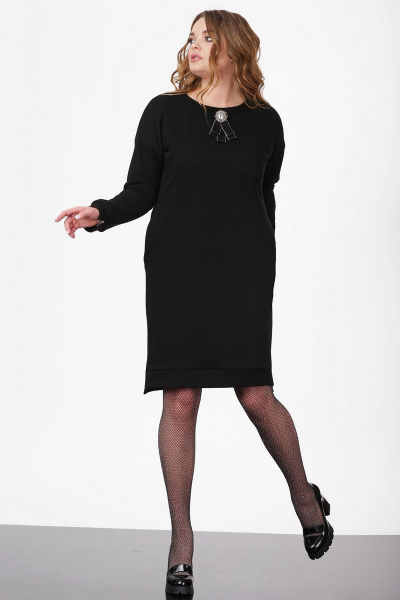 Платье LadisLine 1019 черный - фото 1