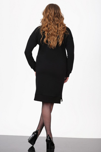 Платье LadisLine 1019 черный - фото 3