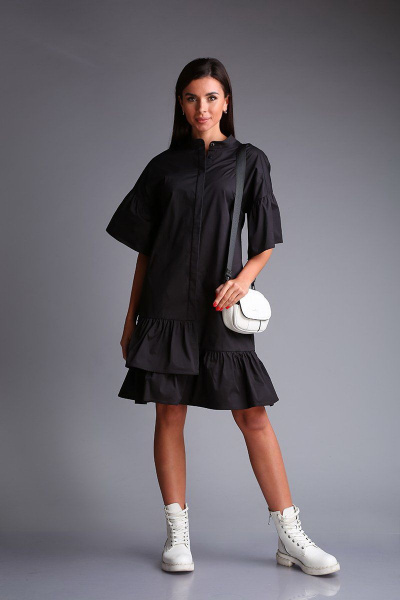 Платье Andrea Fashion AF-101 черный - фото 2