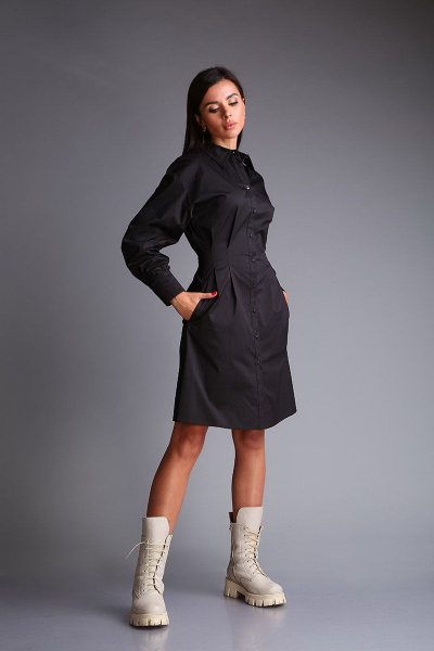 Платье Andrea Fashion AF-102 черный - фото 2