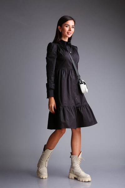Платье Andrea Fashion AF-103 черный - фото 2