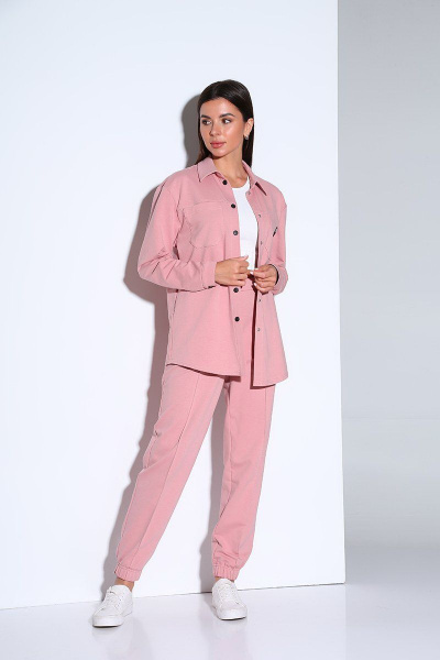 Блуза, брюки Andrea Fashion AF-157 розовый - фото 2