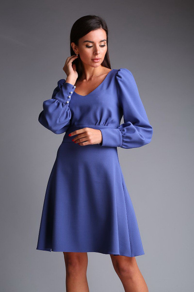 Платье Andrea Fashion AF-167 синий - фото 1