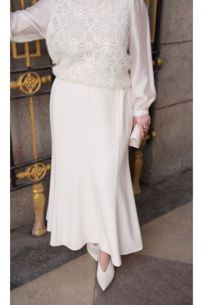 Юбка Vittoria Queen 30643 молоко - фото 16