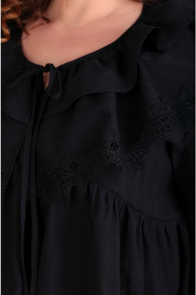 Блуза Таир-Гранд 62380 черный-полоска - фото 2