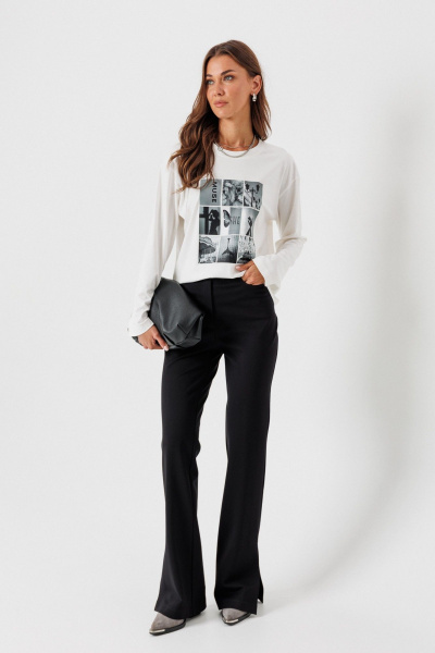 Брюки Lyushe 4446 черный - фото 1