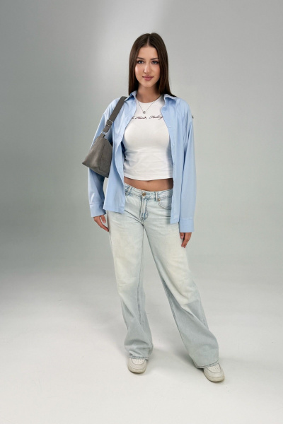 Сумка MT.Style Chloe2 grey-velour - фото 9