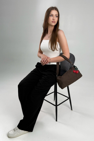 Сумка MT.Style Chloe2 brown-velour - фото 6