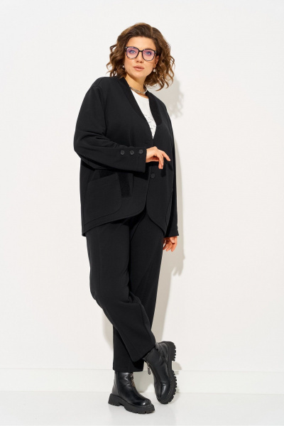Брюки, жакет Karina deLux 1451 черный - фото 5