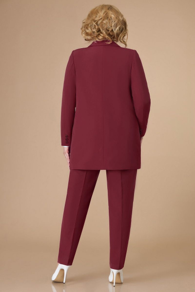 Блуза, брюки, жакет Svetlana-Style 1581 молочный+бордовый - фото 2