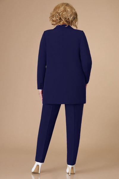 Блуза, брюки, жакет Svetlana-Style 1581 молочный+темно-синий - фото 2