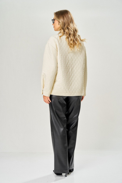 Куртка AVA fashion М-227 молочный - фото 9