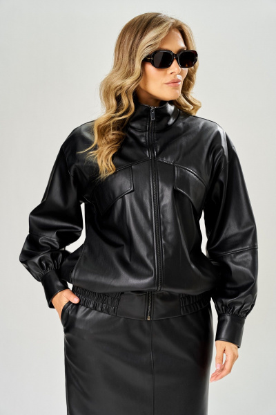 Куртка AVA fashion М-230 черный - фото 8