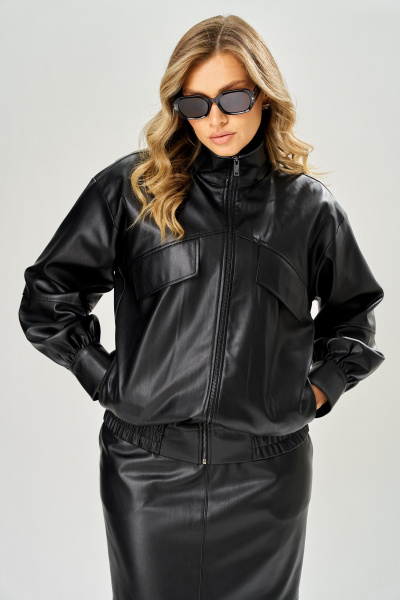 Куртка AVA fashion М-230 черный - фото 7
