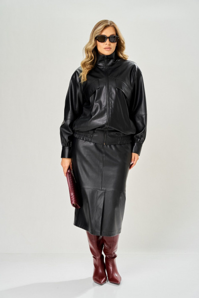 Куртка AVA fashion М-230 черный - фото 3