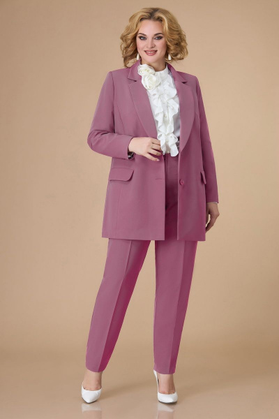 Блуза, брюки, жакет Svetlana-Style 1581 молочный+клевер - фото 1