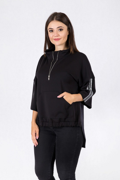 Блуза Daloria 6074 черный - фото 1