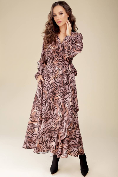 Платье Teffi Style L-1417 бурбон - фото 2