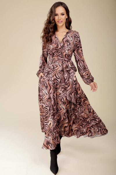 Платье Teffi Style L-1417 бурбон - фото 1
