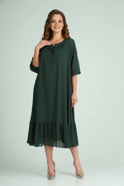 Платье, пояс, ремень TVIN 8158 зеленый - фото 6