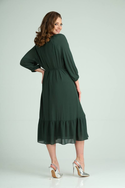 Платье, пояс, ремень TVIN 8158 зеленый - фото 3