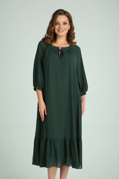 Платье, пояс, ремень TVIN 8158 зеленый - фото 8