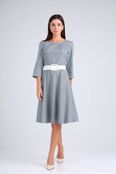 Платье TVIN 8187 сине-белый - фото 2