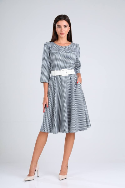 Платье TVIN 8187 сине-белый - фото 1