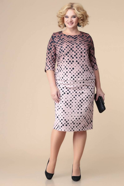 Блуза, юбка Romanovich Style 2-2189 верх_коричневый - фото 1