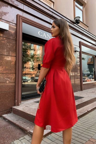 Платье Pavlova 118 красный - фото 4