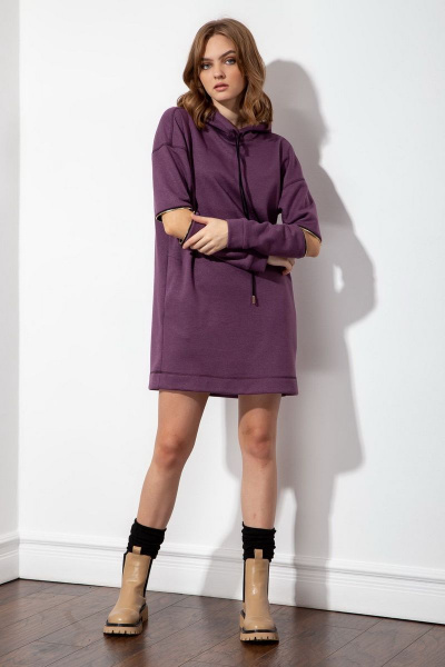 Платье S_ette S5051 фиолетовый - фото 1