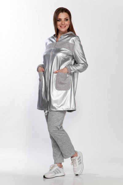 Брюки, куртка Belinga 2185 серебро/серый - фото 2
