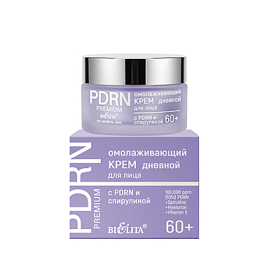 Крем для лица Belita PDRN.PREMIUM-Омолаживающий крем дневной для лица с PDRN и спирулиной 6 - фото 1