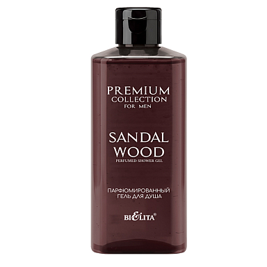 Гель для душа Belita Premium Collection For Men-Парфюмированный гель для душа "Sandal Wood" - фото 1