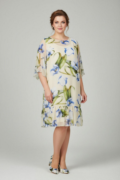 Платье, туника Lady Style Classic 1566/22 светлые_тона - фото 1