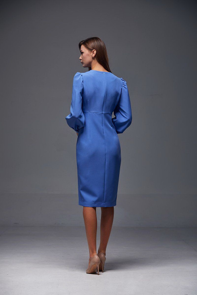 Платье Andrea Fashion AF-165 синий - фото 3