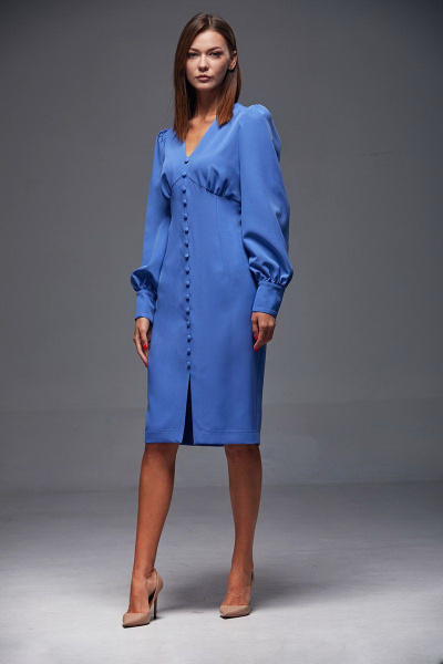 Платье Andrea Fashion AF-165 синий - фото 2