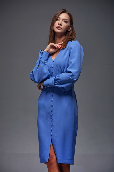 Платье Andrea Fashion AF-165 синий - фото 1